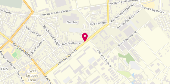 Plan de Rinas Cafe, 85 avenue Carnot, 18000 Bourges