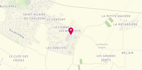 Plan de Amc Traiteur, Zone Artisanale Petite Croix
2 Rue de la Petite Croix, 44680 Saint-Hilaire-de-Chaléons