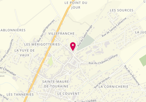 Plan de L'Inattendu, 6 Rue Saint-Michel, 37800 Sainte-Maure-de-Touraine