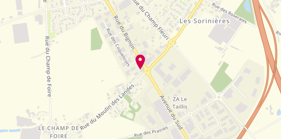 Plan de Le Floral Restaurant Traiteur, 24 Rue du Bignon, 44840 Les Sorinières