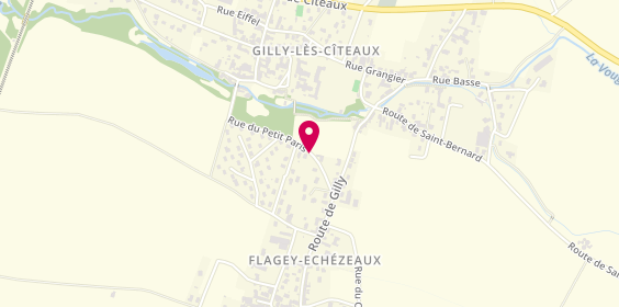 Plan de Cuit Cru, 4 Bis Rue Petit Paris, 21640 Flagey-Echézeaux