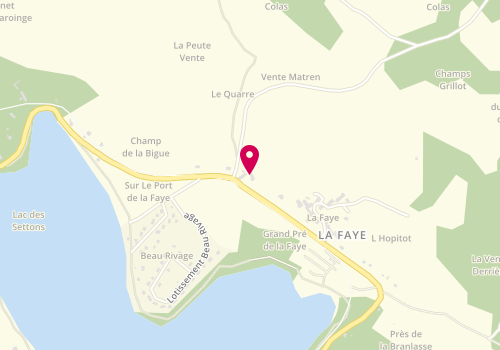 Plan de La Grange à Loup, La Faye, 58230 Montsauche-les-Settons