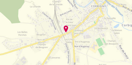 Plan de Charcuterie Macadré, 56 avenue Saint-Jean, 58800 Corbigny
