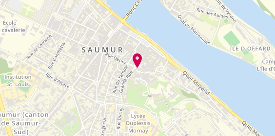 Plan de Le Fournil Saint Pierre, 13 place Saint-Pierre, 49400 Saumur