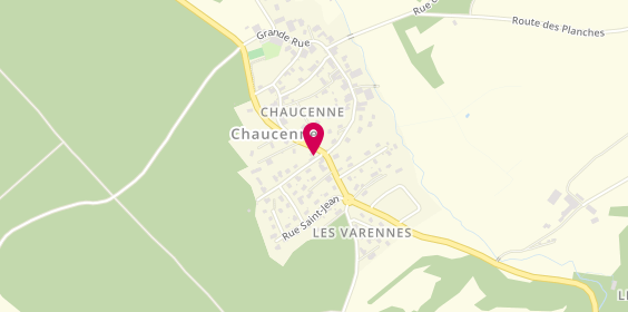 Plan de Carte Blanche, 2 chemin du Château d'Eau, 25170 Chaucenne