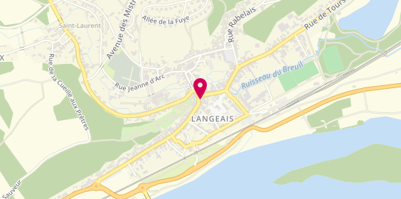 Plan de Les Agapes Traiteur, Place Pierre De
3 la Haute Brosse, 37130 Langeais