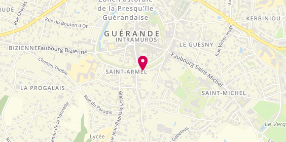 Plan de Boucherie Rumeau, 18 Bis Rue du Marhallé, 44350 Guérande