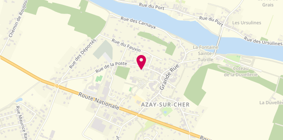 Plan de Aux Délices d'Azay, 18 Rue de la Poste, 37270 Azay-sur-Cher