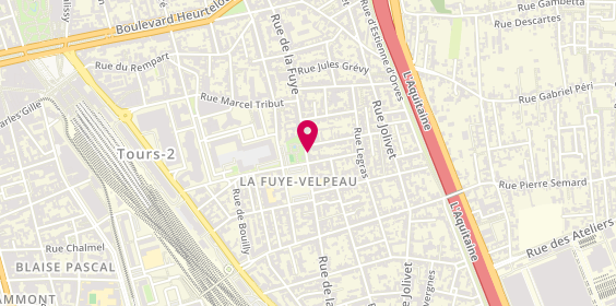 Plan de Au Bec Fin, 114 Rue de la Fuye, 37000 Tours