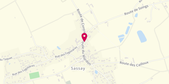 Plan de Le Bouchon de Sassay, 2 Route de Contres, 41700 Sassay