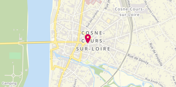 Plan de Chez Nathalie, 19 Rue du Commerce, 58200 Cosne-Cours-sur-Loire