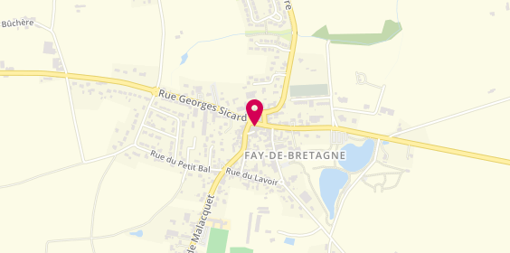Plan de Au Fournil Fayen, 5 place Saint-Martin, 44130 Fay-de-Bretagne