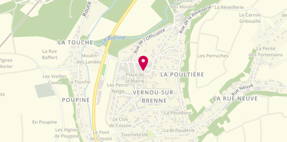 Plan de GONNET Richard, 8 place du Centenaire, 37210 Vernou-sur-Brenne