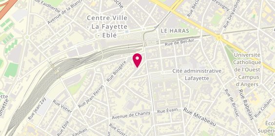 Plan de Compass Group France 7959, 12 Rue Audusson, 49000 Angers
