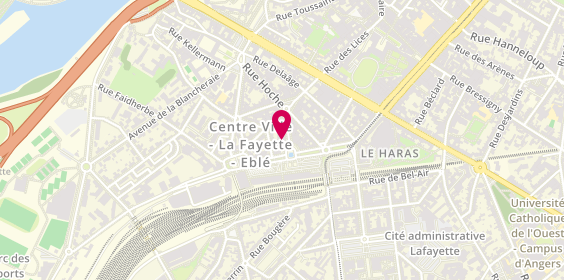 Plan de Le Grenier À Pain, 12 Rue de la Gare, 49100 Angers