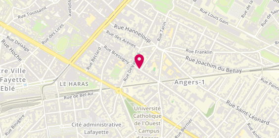 Plan de Chez Minh, 93 Rue Bressigny, 49100 Angers