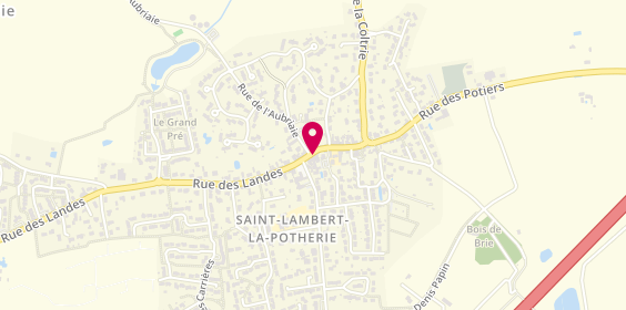 Plan de Green Events, 6 Rue de l'Église, 49070 Saint-Lambert-la-Potherie