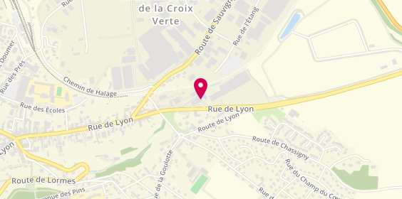 Plan de Les Boucheries du Boeuf Tricolore, 121 Rue de Lyon, 89200 Avallon