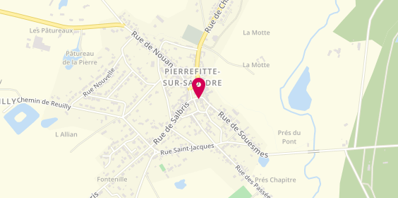 Plan de Boulangerie Stern, 20 place de l'Église, 41300 Pierrefitte-sur-Sauldre