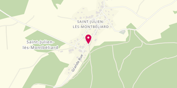 Plan de L'Angéline, 21 Grande Rue, 25550 Saint-Julien-lès-Montbéliard