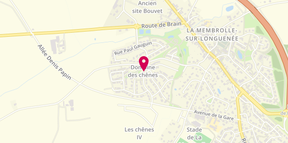 Plan de Votre Paëlla, Domaine des Chênes
7 Rue Claude Monet, 49770 Longuenée-en-Anjou