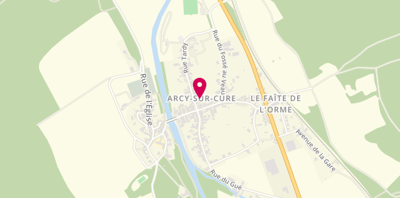 Plan de La Fine Gueule, 6 Rue Tardy, 89270 Arcy-sur-Cure