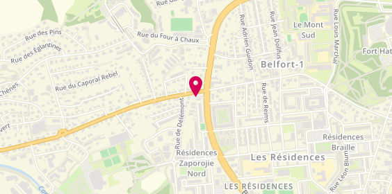 Plan de Pg Boulangerie, 99 Rue du Général Leclerc, 90000 Belfort