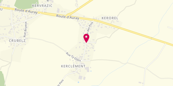 Plan de GARREC Anne-Isabelle, 19 Route Pins, 56550 Belz