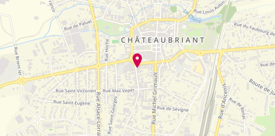 Plan de Les 2 Chefs, 3 Rue de la Barre, 44110 Châteaubriant