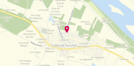 Plan de Louis des p'tits plats, 34 chemin des Sablons, 45600 Lion-en-Sullias