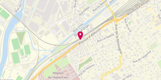 Plan de Da Luigi, 46 avenue d'Altkirch, 68100 Mulhouse