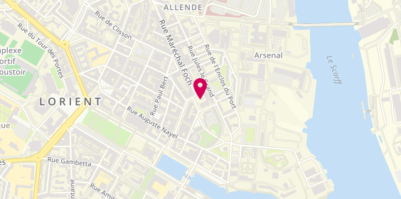 Plan de Alberti Traiteur, 20 Place des Halles Saint Louis, 56100 Lorient