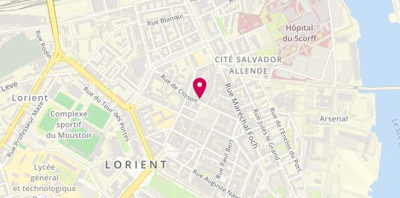 Plan de L'Envol, 1 Rue Olivier de Clisson, 56100 Lorient