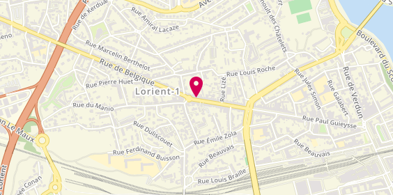 Plan de Le Retour Aux Sources, 147 Rue Paul Guieysse, 56100 Lorient