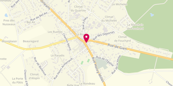 Plan de Pizzeria la Perla, 110 Route de Gien, 45570 Ouzouer-sur-Loire