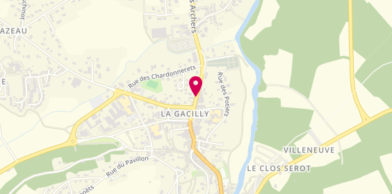 Plan de Boulangerie Pâtisserie Morgane et V, 12 Rue Antoine Monteil, 56200 La Gacilly