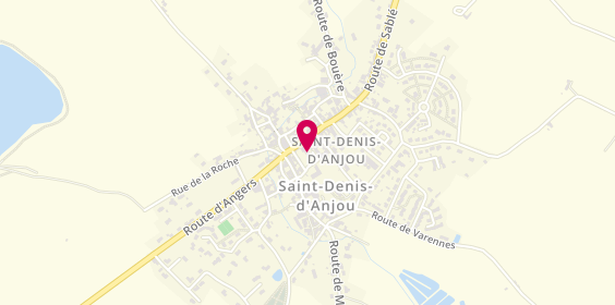 Plan de Aux Délices d'Anjou, 6 Grande Rue Grande Rue, 53290 Saint-Denis-d'Anjou