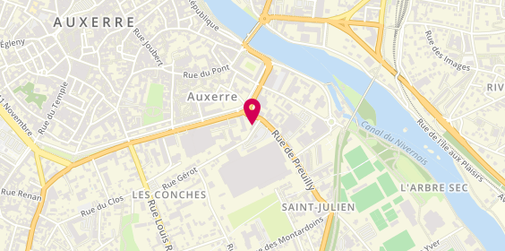 Plan de API Restauration, 37 Rue Gérot, 89000 Auxerre