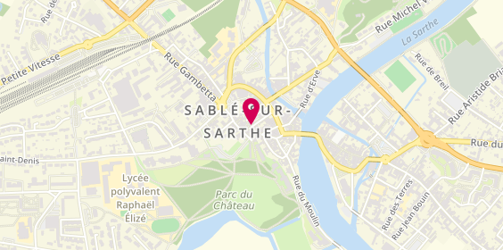 Plan de Le Saint Martin, 3 Rue Haute Saint-Martin, 72300 Sablé-sur-Sarthe