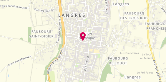 Plan de Traiteur du Moge, 14 Rue Jean Roussat, 52200 Langres