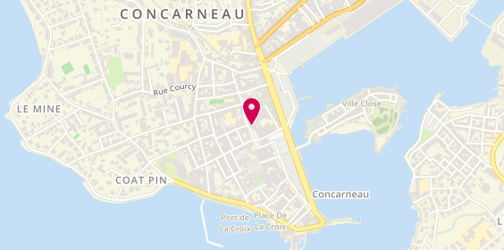 Plan de Poissonnerie LA ROCHE CONCARNEAU, 5 place du Général de Gaulle, 29900 Concarneau