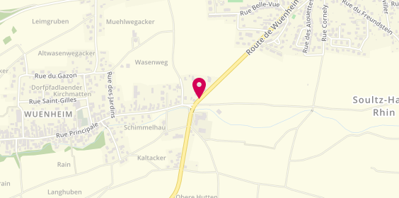 Plan de Boucherie Schellenberger, 50 Route Wuenheim, 68360 Soultz