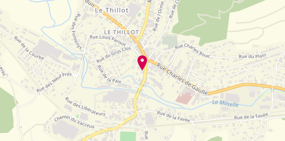 Plan de Boulangerie Savoldelli, 12 Rue de la Gare, 88160 Le Thillot