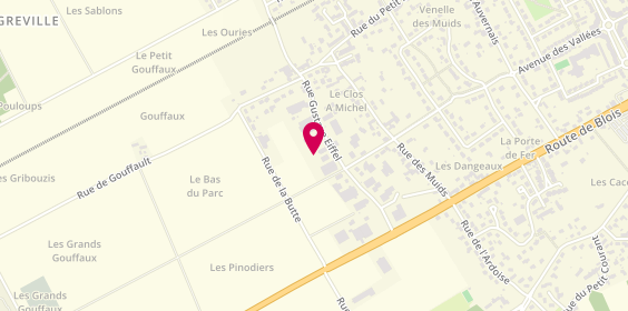 Plan de Traiteur Rousseau, 19 Rue Gustave Eiffel, 45380 La Chapelle-Saint-Mesmin