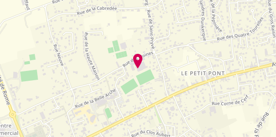 Plan de T'Hand'M Restauration, 3 Rue des Moines, 45750 Saint-Pryvé-Saint-Mesmin