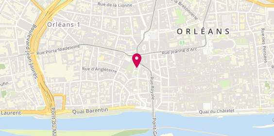 Plan de Boulangerie Nadal, 9 Rue du Cheval Rouge, 45000 Orléans