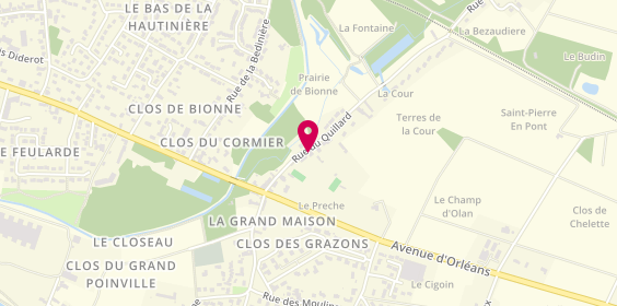 Plan de C fée maison Lenormand, 16 Rue du Quillard, 45430 Chécy