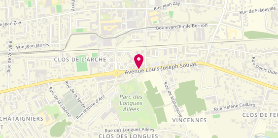 Plan de Les 2 Boulangers (Julienne et Vincent), 115 avenue Louis Joseph Soulas, 45800 Saint-Jean-de-Braye