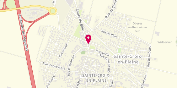 Plan de S' Landbrot Boulangerie Berret, 11 Route de Bâle, 68127 Sainte-Croix-en-Plaine