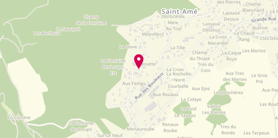 Plan de LAMBOTTE Nicolas Traiteur, 45 A Route de Meyvillers, 88120 Saint-Amé